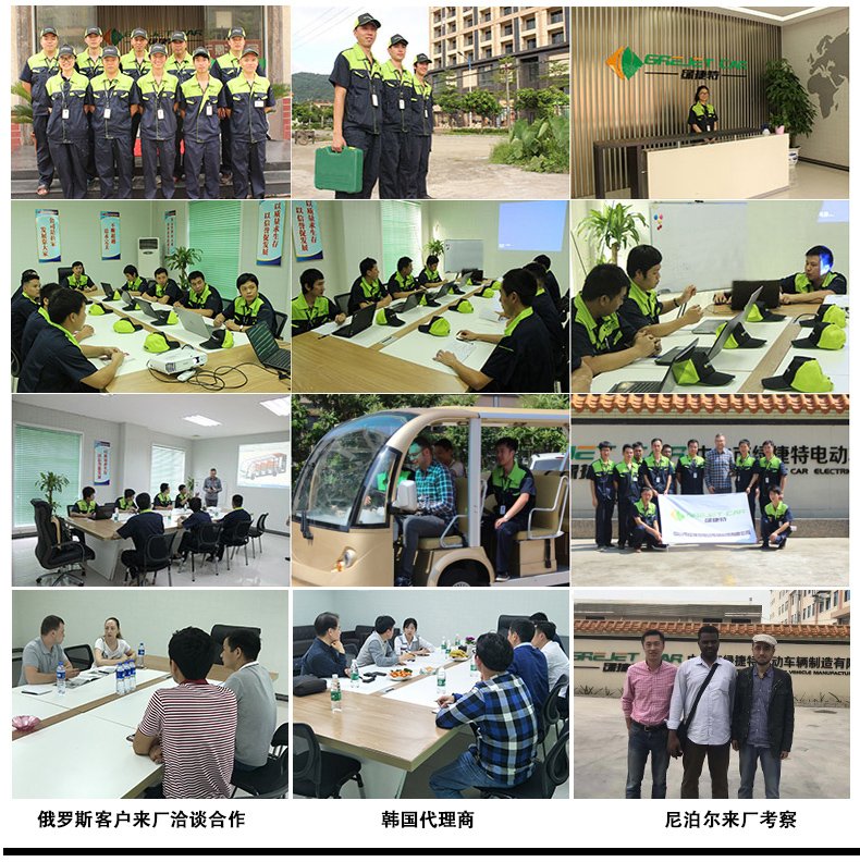 G2-1电动高尔夫观光车看房四轮巡逻车电瓶货运载(图12)